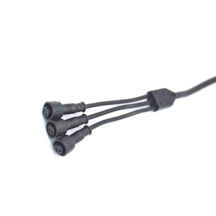Male Female Plug 2 Pin Waterproof Connector Cable - Waterproof Y LED Connector IP67 – Kenhon
