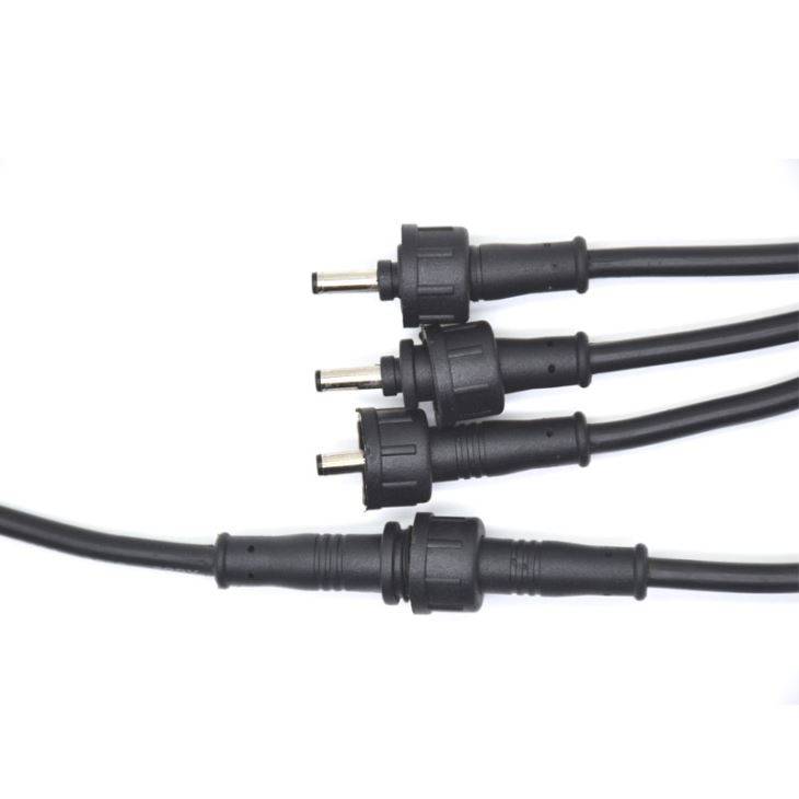 1 In 4 Out Cable Power Connector Wire Ip66