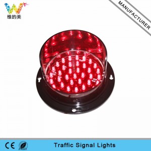 New customized 100mm red color LED traffic signal light