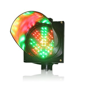 High quality 200mm PC housing red cross green arrow 2 in 1 LED traffic signal light