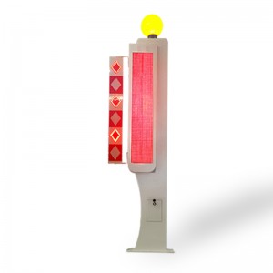 crossing road pedestrian LED traffic warning light with LED display