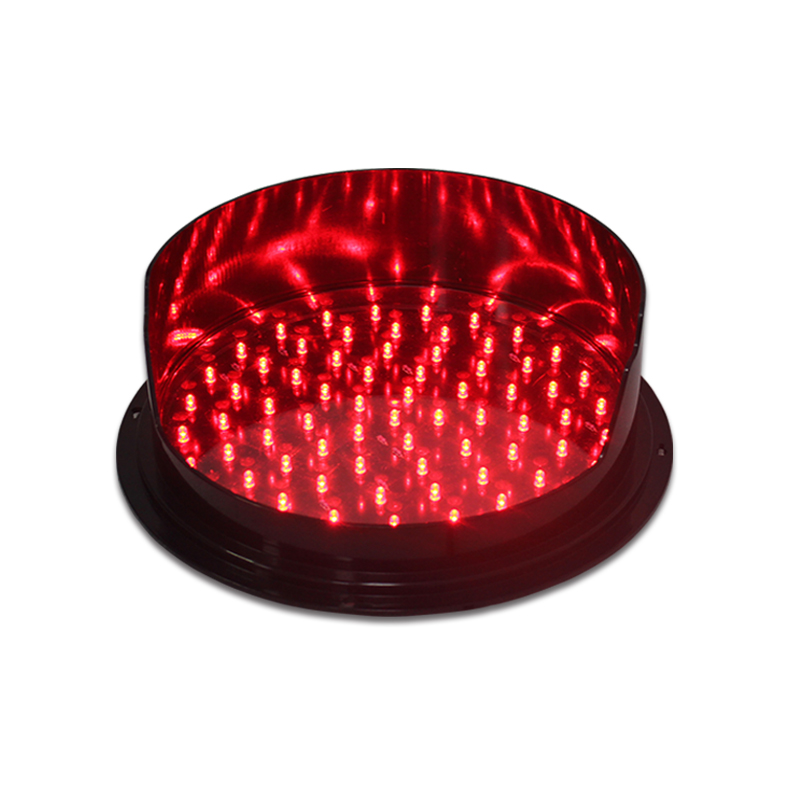 New arrival hot selling customized 300mm red LED traffic signal light module with visor