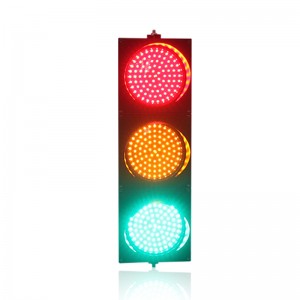 New design hot selling 200mm red yellow green LED traffic signal light for sale