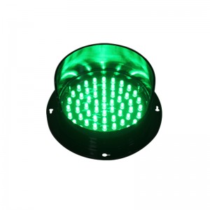 DC 12V yellow LED traffic lamp customized mould 125mm LED traffic signal light lampwick for sale in Africa