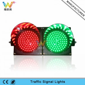 Hot selling 200mm red green traffic signal light PC shell waterproof traffic lights