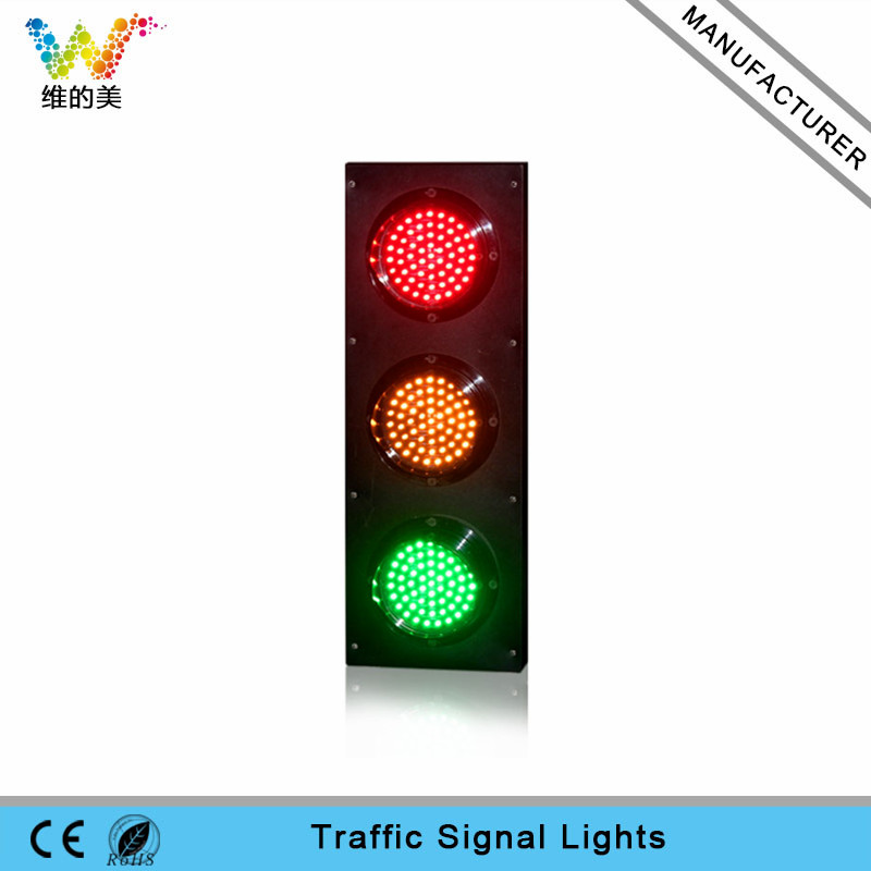 Customized mini 125mm LED traffic signal light for school teaching