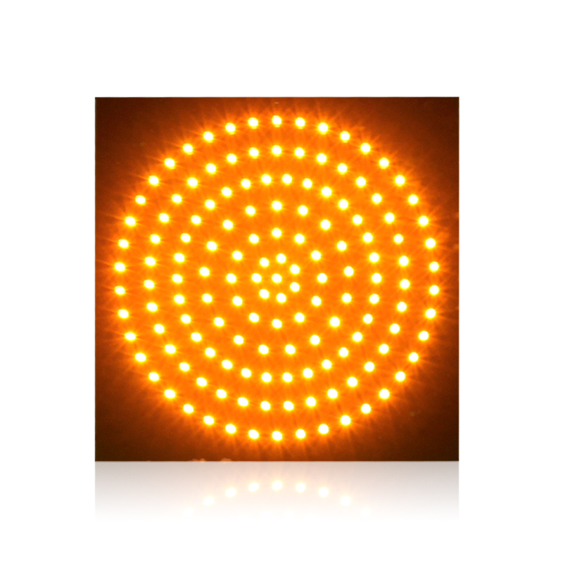 300mm yellow PCB board high brightness LED traffic signal light