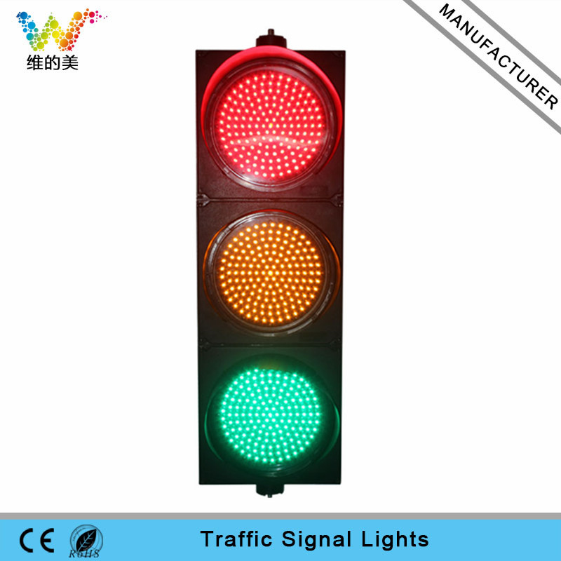 Shenzhen factory 300mm red yellow green LED traffic signal light