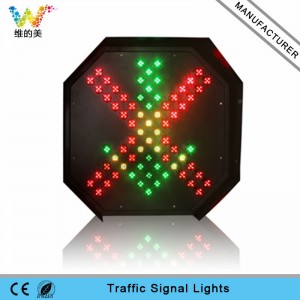 New customized 400mm toll station stop go signal led traffic light