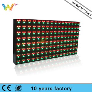 P20 red green color outdoor traffic sign 2R1G led module