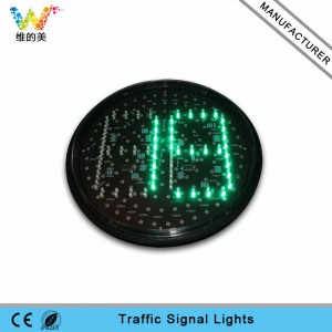 New arrival 300mm red green traffic light countdown timer lampwick
