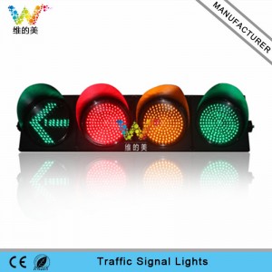 High quality 300mm red yellow green traffic signal light with arrow signal light