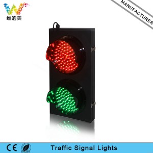 Customized 200mm cold-rolled plate red green LED traffic light