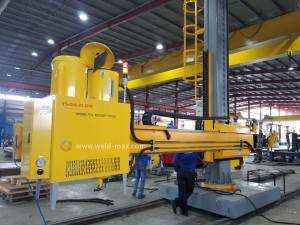 Moving Manual Welding Manipulator With SAW For Downward Fillet Welding