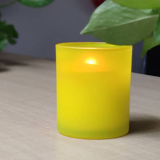 Long Lasting frosted Glass Jar Natural Soy Wax Scented Glass Candles Featured Image