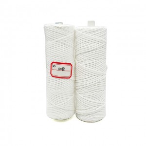 40 strands of cotton thread roll candle DIY kit Printed-logo custom color and size