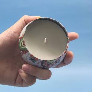 Portable Scented Tin Gift Candles with natural soy wax