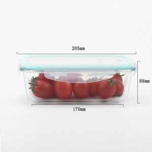 Factory direct sales of transparent heat-resistant glass fresh-keeping single cover sealed bowl two or three sets of promotional gifts