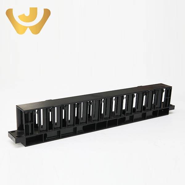 2017 Good Quality 1u Rack Mount Server Chassis - 12 hole metal cable management – Wosai Network