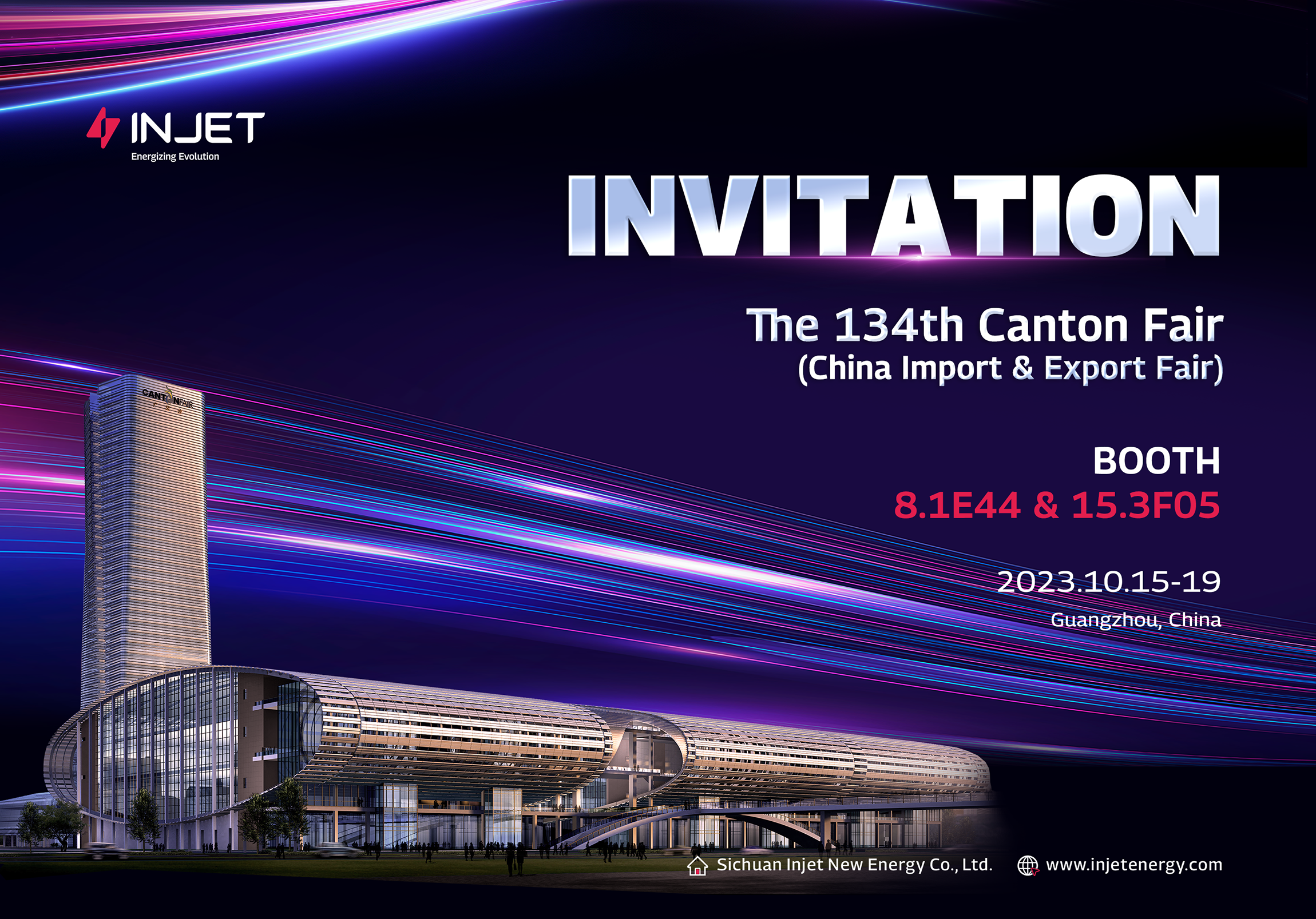 Injet New Energy Shines at the 134th Canton Fair: A Beacon of Innovation and Sustainability