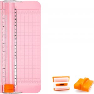 A5 Paper Cutter Titanium Straight Paper Trimmer with Side Ruler for Scrapbooking Craft, Paper, Coupon, Label, Cardstock