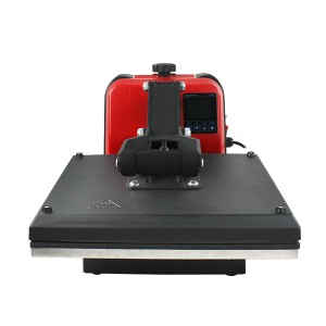 Best quality China 38X38cm Manual Heat Transfer Press Garments T Shirt Printing Machine