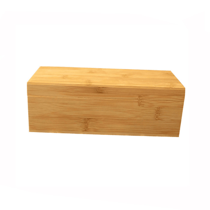 Natural Color Bamboo Storage Box With Lid