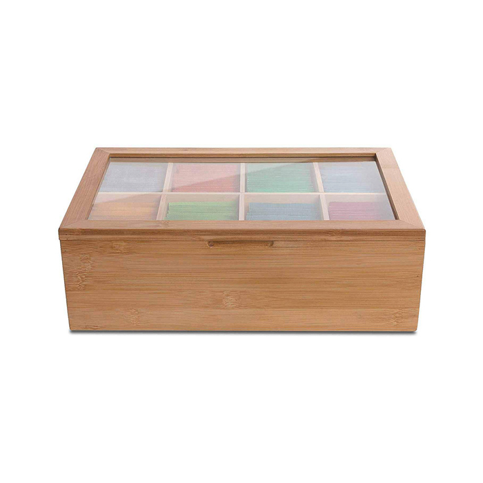Bamboo Tea Gift Packaging Box With Logo