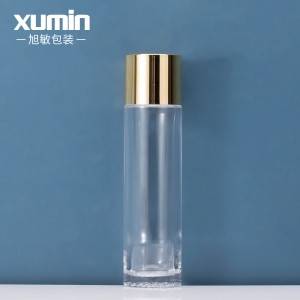 Wholesale cosmetic packaging glass toner bottle for 120ml glass bottle