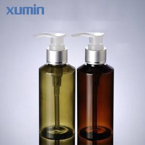 Fast delivery Glass Canisters - Wholesale cosmetic packaging spot products pet plastic bottle 100ML 150ML green and brown – Xumin