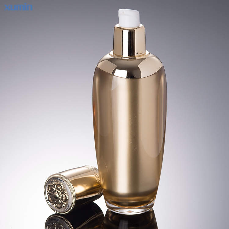 Cheap PriceList for Pump Spray Bottle - 2019 New Arrival Golden Luxury design Acrylic Lotion Face Serum Bottle 15g 20g 30g 50g 30ml 50ml 100ml Fashion Acrylic Jar – Xumin
