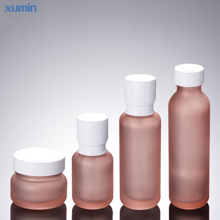 Bottom price Amber Glass Bottles - Newest Low Piece 50g 50ml 110ml 150ml Pump bottle cream jar Cosmetic Glass Bottle – Xumin