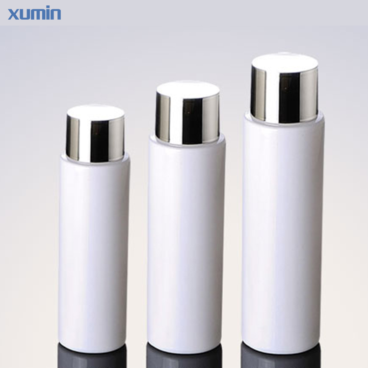Hot Sale for Empty Cosmetic Containers - Leakproof Design Sliver Electroplate Cap Bottle 100Ml 150Ml 200Ml Plastic Pet Bottle – Xumin
