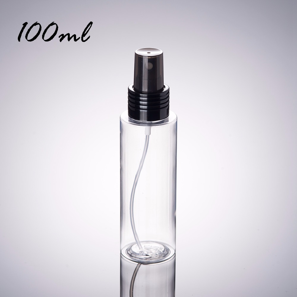 Good User Reputation for Essential Oil Bottle -
 Perfect travel size flat shoulder black spray cap 100ML 120ML 150ML 200ML 250ML cosmetic pet bottle – Xumin