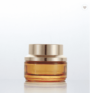 OEM manufacturer Clear Plastic Tube - wholesale 50g glass cosmetic jars custom glass jar with gold lid with cream jar – Xumin