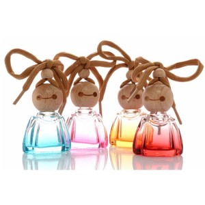 Free sample for Nail Gel Polish Bottle - 10ml New empty hanging car air freshener car perfume bottle glass – Linearnuo