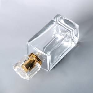 Good quality Cosmetic Jars And Bottles - 100ml factory manufacturer rectangle perfume bottle empty perfume bottle glass dubai – Linearnuo