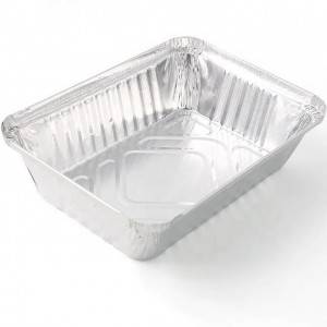 650ml Rectangular Aluminum Foil Take-away Food Container