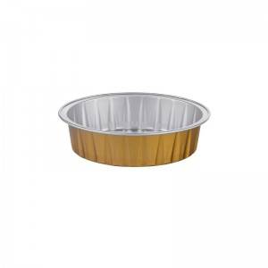 Kitchen Use Round Color Aluminum Foil Cookie Cup With Lid