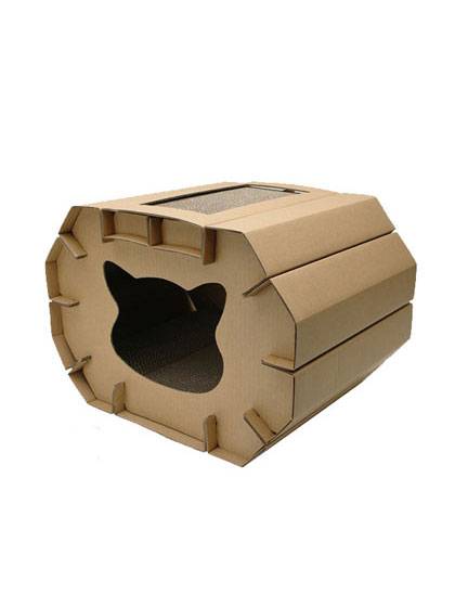 Good Quality Cat Scratcher -
 Luxury Cat House with Scratching Boards – YJ Display