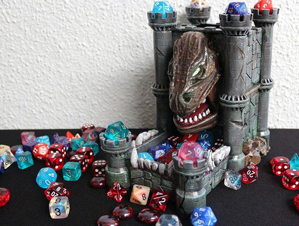 Dice tower and dice