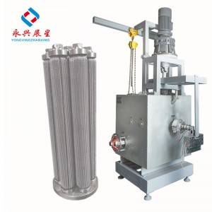 OEM Factory for Double screw PP strapping - PET Chemical fiber filter mesh changer – Yong Xing Zhan Xing