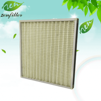 Medium metal mesh panel filter F9