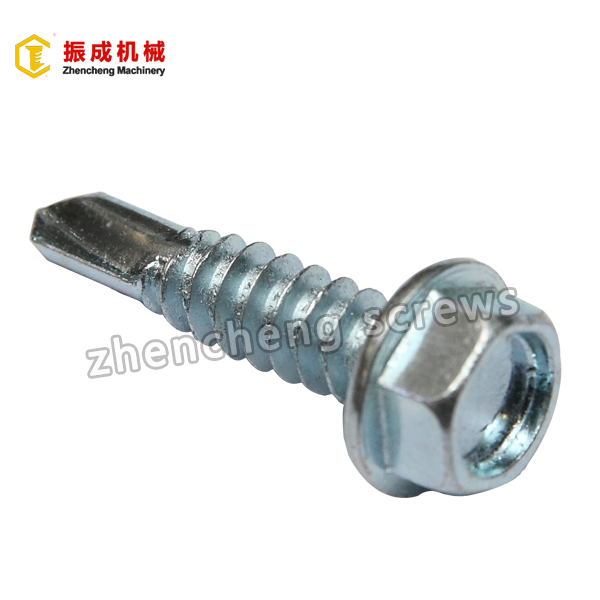Factory Cheap Yellow Zinc Torx Wood Screw - Hex Washer Head Self Tapping And Self Drilling Screw 6 – Zhencheng Machinery