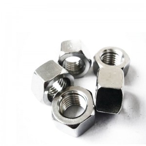 New Arrival China Square Nut Without Chamfer - 304 316 Stainless steel hex nut – Zhong Tong