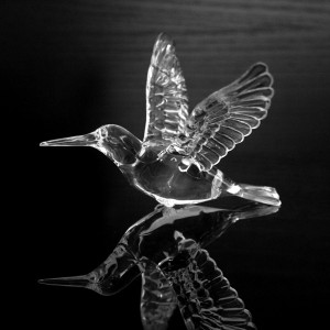 artesanías acrílico pájaro