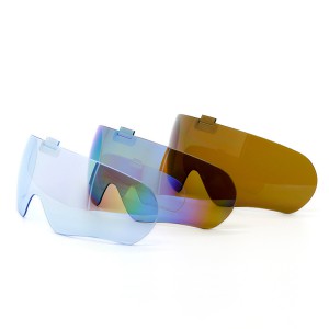 Coloridas Sports Óculos de Lens, Lentes Conjoined Sports Óculos, Cross-country Spectacle Lens