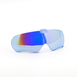 Coloridas Sports Óculos de Lens, Lentes Conjoined Sports Óculos, Cross-country Spectacle Lens