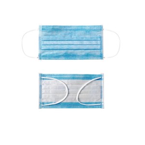 Earloop face mask non-woven 3layers face mask with FDA approval