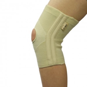 Open patell design knee pads for medical prevention of sports injuries